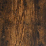 ZNTS Coffee Table Smoked Oak 107x107x40 cm Engineered Wood 837754