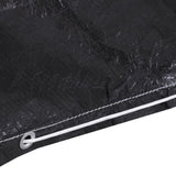 ZNTS Swing Bench Covers 2 pcs 10 Eyelets 2 Zippers 255x145x170 cm 3082843