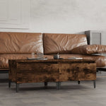 ZNTS Side Tables 2 pcs Smoked Oak 50x46x35 cm Engineered Wood 819527