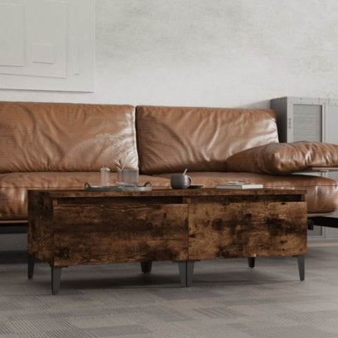 ZNTS Side Tables 2 pcs Smoked Oak 50x46x35 cm Engineered Wood 819527