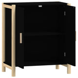 ZNTS Sideboard Black 62x38x70 cm Engineered Wood 345670