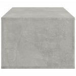 ZNTS Coffee Table Concrete Grey 100x50.5x35 cm Engineered Wood 816540