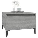 ZNTS Side Tables 2 pcs Grey Sonoma 50x46x35 cm Engineered Wood 819529