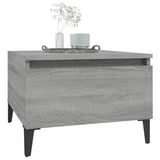 ZNTS Side Tables 2 pcs Grey Sonoma 50x46x35 cm Engineered Wood 819529