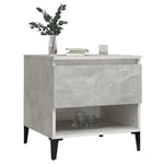 ZNTS Side Tables 2 pcs Concrete Grey 50x46x50 cm Engineered Wood 819557