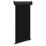ZNTS Balcony Side Awning 105x250 cm Black 48412
