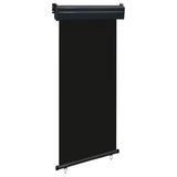ZNTS Balcony Side Awning 105x250 cm Black 48412