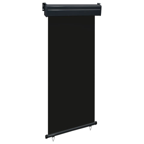 ZNTS Balcony Side Awning 105x250 cm Black 48412