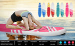 ZNTS Inflatable Paddle Boards Stand Up 10.5'x30 x6 ISUP Surf Control Non-Slip Deck Standing Boat Pink 67609408