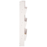 ZNTS Wall Planter 3-Tier 60x18.5x110 cm White Solid Wood Pine 825115