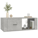 ZNTS Coffee Table Concrete Grey 100x50.5x35 cm Engineered Wood 816540