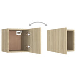 ZNTS Bedside Cabinets 2 pcs Sonoma Oak 30.5x30x30 cm Engineered Wood 3079716