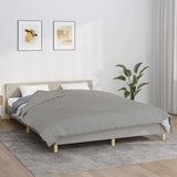 ZNTS Weighted Blanket Grey 220x240 cm King 11 kg Fabric 3154790
