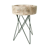 ZNTS Side Tables Suar Wood FOLK01