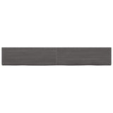 ZNTS Wall Shelf Dark Brown 180x40x cm Treated Solid Wood Oak 363838