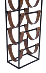 ZNTS Tall leather sling Wine Rack - 5 bottle Leather GLAD02