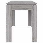 ZNTS Dining Table Grey Sonoma 120x60x76 cm Engineered Wood 815388