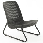 ZNTS Keter Patio Furniture Set 3 Pieces Rio Graphite 405984