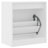 ZNTS Shoe Cabinet White 60x34x63.5 cm Engineered Wood 839938