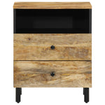 ZNTS Bedside Cabinet 50x33x60 cm Solid Wood Mango 356901