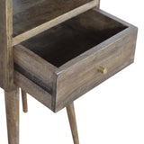 Mini Grey Washed Bedside IN964