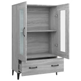 ZNTS Highboard Grey Sonoma 70x31x115 cm Engineered Wood 817481