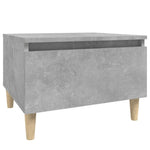 ZNTS Side Tables 2 pcs Concrete Grey 50x46x35 cm Engineered Wood 819509