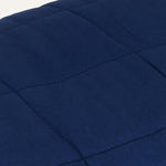 ZNTS Weighted Blanket Blue 200x200 cm 13 kg Fabric 350743
