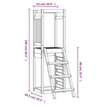 ZNTS Outdoor Playset 53x46.5x169 cm Solid Wood Douglas 826560
