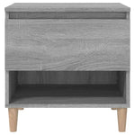 ZNTS Bedside Tables 2 pcs Grey Sonoma 50x46x50 Engineered Wood 819545