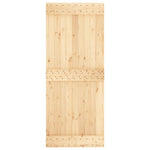 ZNTS Door NARVIK 85x210 cm Solid Wood Pine 154432