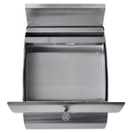 ZNTS Double Mailbox on Stand Stainless Steel 271747