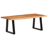 ZNTS Coffee Table 110x55x40 cm Solid Wood Acacia 374951