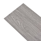 ZNTS Self-adhesive PVC Flooring Planks 5.21 m 2 mm Dark Grey 330183