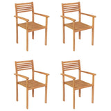 ZNTS 5 Piece Garden Dining Set Solid Teak Wood 3059547