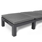 ZNTS Keter Sunlounger with Cushion Daytona Graphite 441306