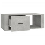 ZNTS Coffee Table Concrete Grey 100x50.5x35 cm Engineered Wood 816540