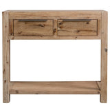 ZNTS Console Table 82x33x73 cm Solid Acacia Wood 245684