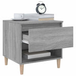 ZNTS Bedside Tables 2 pcs Grey Sonoma 50x46x50 Engineered Wood 819545