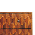 Pineapple Chestnut Carved Chest IN3295