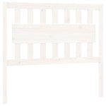 ZNTS Bed Headboard White 105.5x4x100 cm Solid Wood Pine 818556