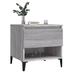 ZNTS Side Tables 2 pcs Grey Sonoma 50x46x50 cm Engineered Wood 819561