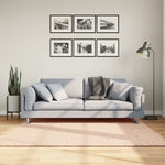 ZNTS Rug HUARTE Short Pile Soft and Washable Blush 160x160 cm 375154