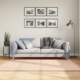 ZNTS Rug HUARTE Short Pile Soft and Washable Blush 160x160 cm 375154