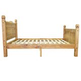 ZNTS Bed Frame without Mattress Mexican Pine Corona Range 160x200 cm 243751