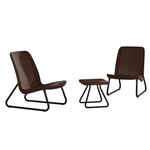 ZNTS Keter Patio Furniture Set 3 Pieces Rio Cappuccino 218157 407208