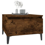 ZNTS Side Tables 2 pcs Smoked Oak 50x46x35 cm Engineered Wood 819527
