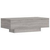 ZNTS Coffee Table Grey Sonoma 100x49.5x31 cm Engineered Wood 833894