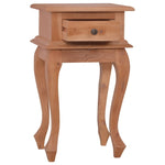 ZNTS Bedside Table 35x30x60 cm Solid Mahogany Wood 288818