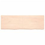 ZNTS Wall Shelf 180x60x cm Untreated Solid Wood Oak 363603